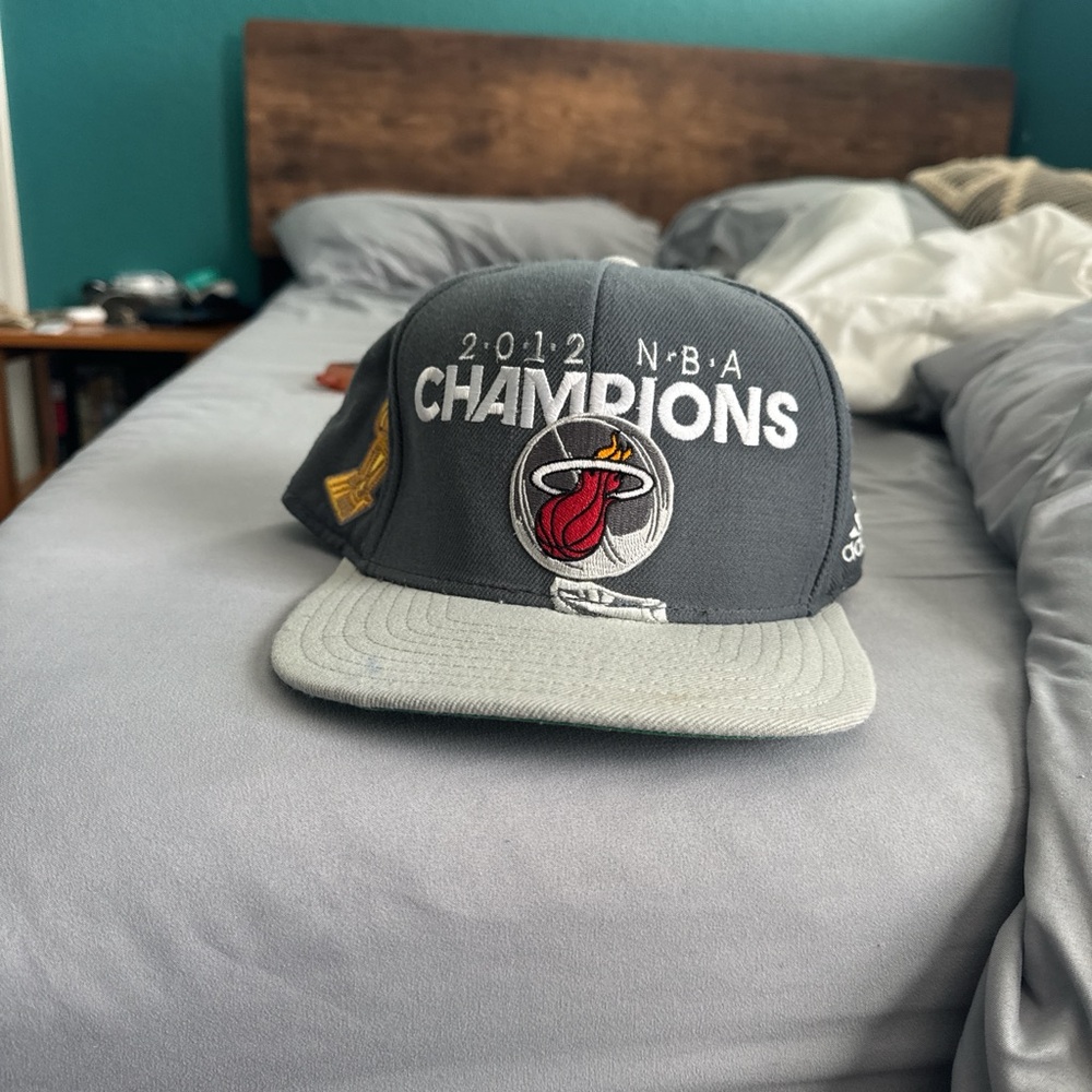 Adidas 2012 NBA Champions Gray Cap